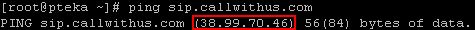 Ping SIP