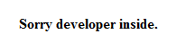 Developer inside