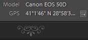 GPS in Lightroom