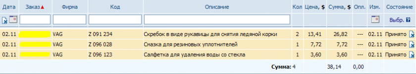 Скребки, смазка и салфетка. PhoeniX