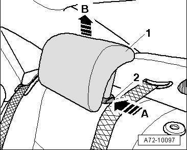 Разборка подголовника на Audi A4 B8 - Audi A4 (B8)