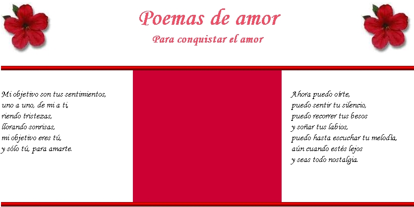 Poemas de amor , para enamorar o conquistar primera parte - Taringa!