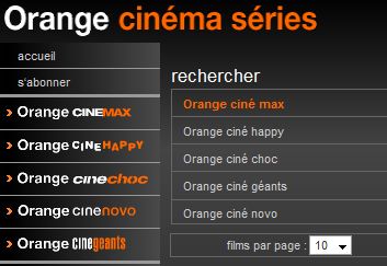 Orange cinema series
