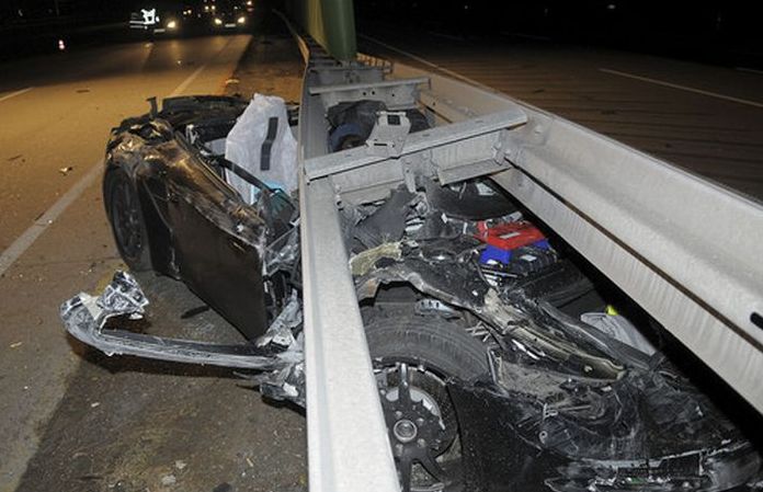 Авария Porsche!