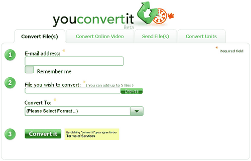 YouconvertIt. Online конвертер всех форматов